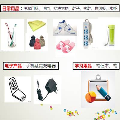 新东方酷学酷玩入营必备宝典 日常用品清单